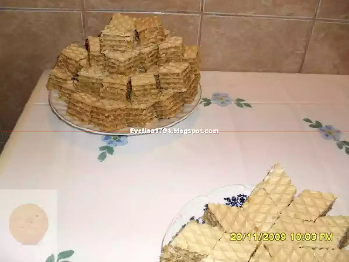 Prajitura rapida cu foi napolitana