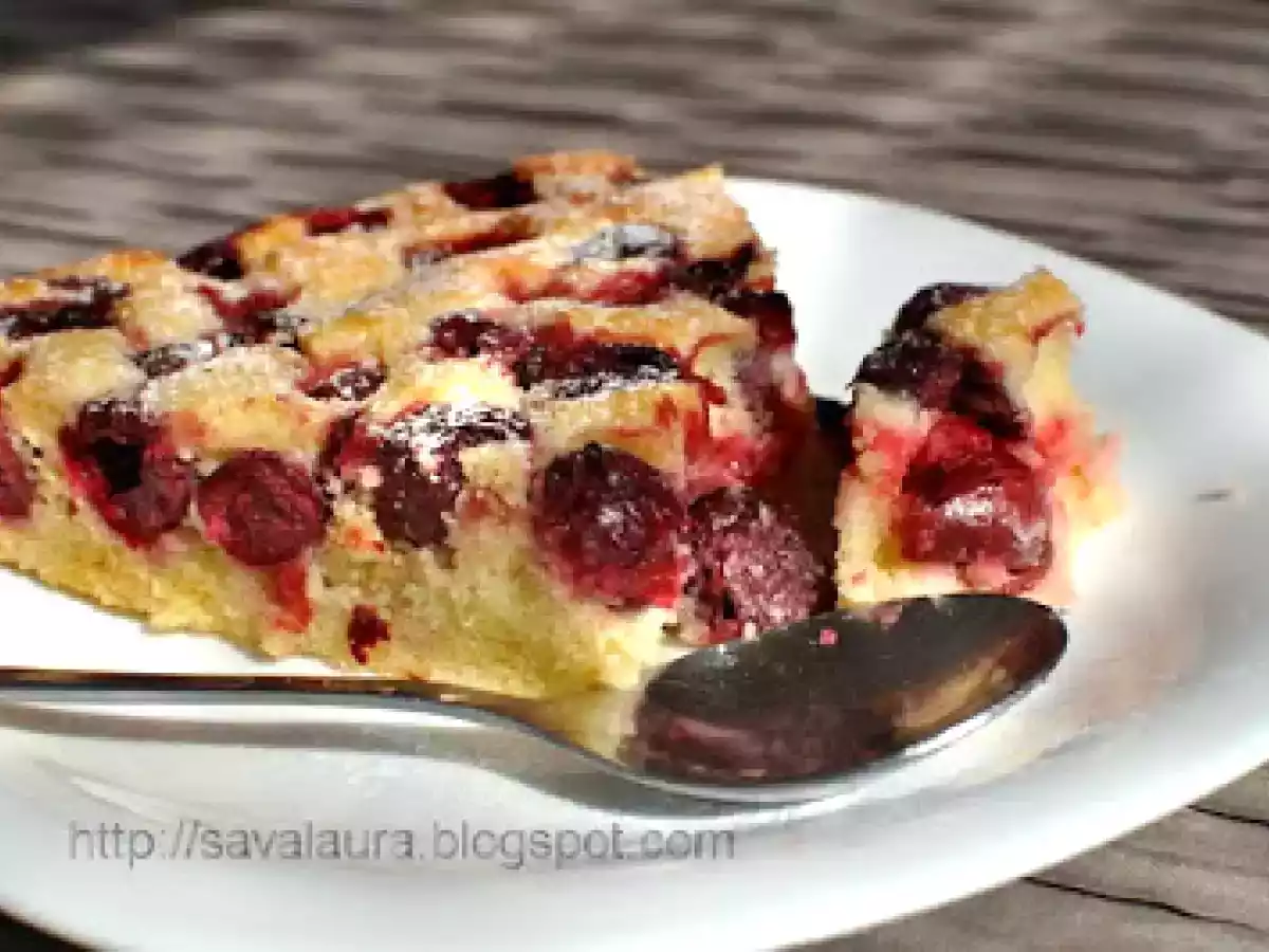 Prajitura rapida cu fructe