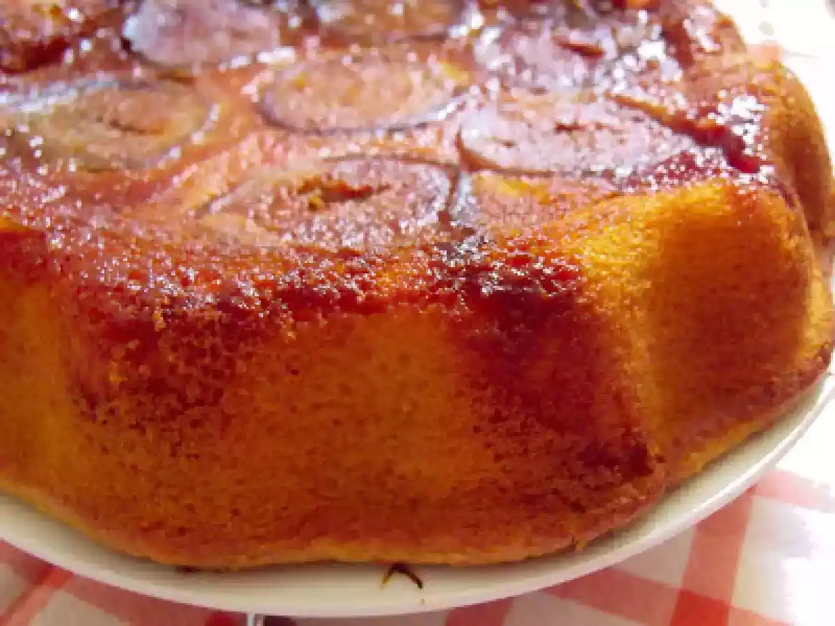 PRAJITURA RASTURNATA CU SMOCHINE SI MASCARPONE - poza 3