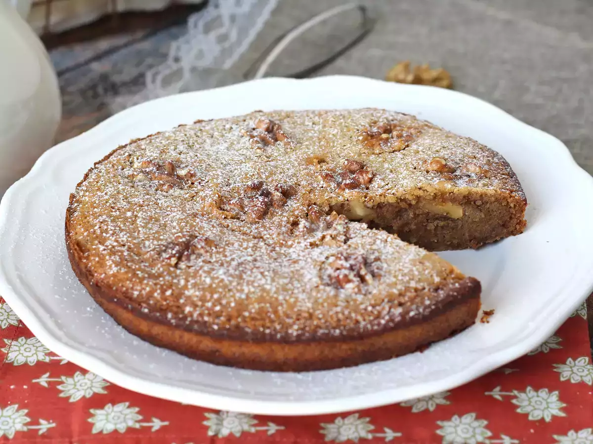 Prăjitură super-ușoară cu nuci cu doar 4 ingrediente - poza 3