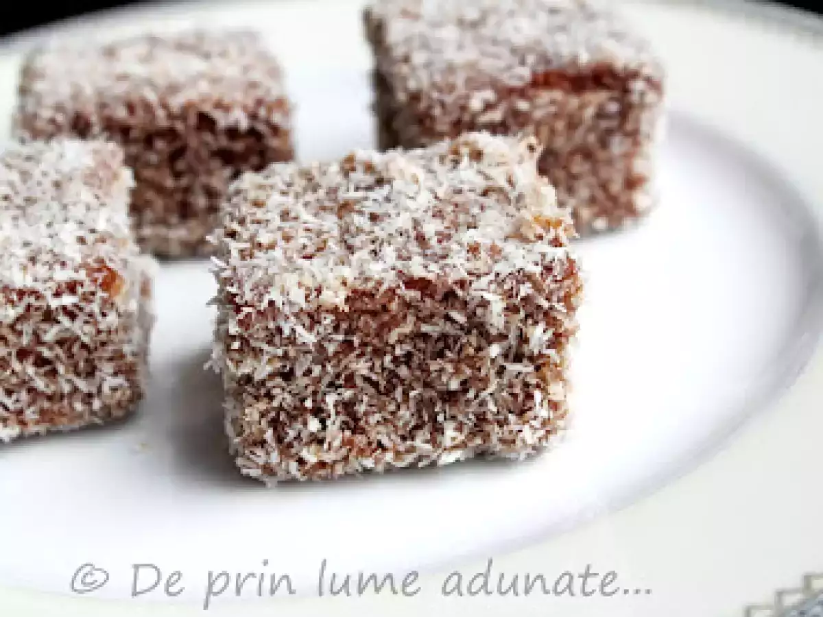 Prajitura Tavalita/ Lamingtons - poza 2