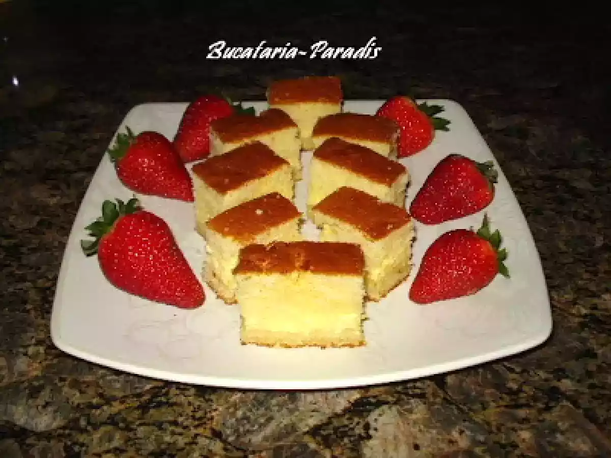 Prajitura turnata cu brinza - poza 2