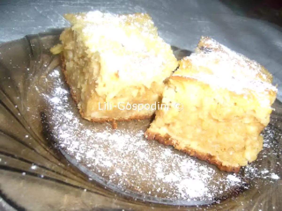 Prajitura turnata cu mere - poza 2