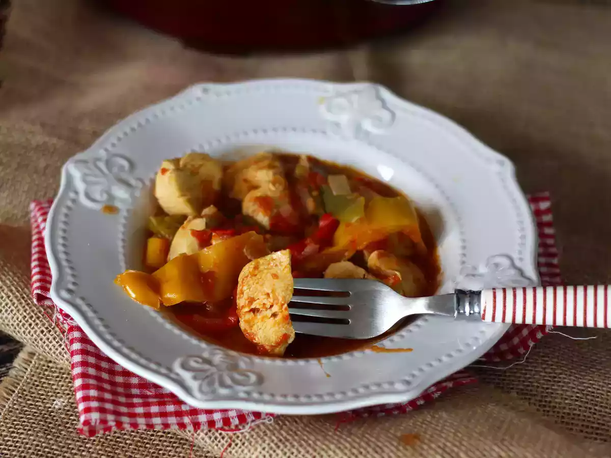 Pui baschez express la Cookeo (multicooker) - poza 2