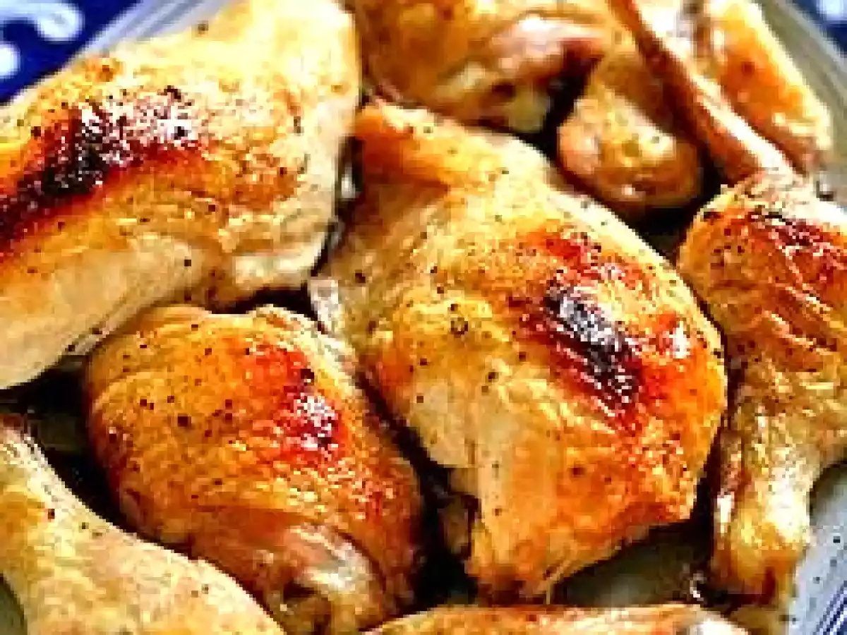 Pui bucati la cuptor