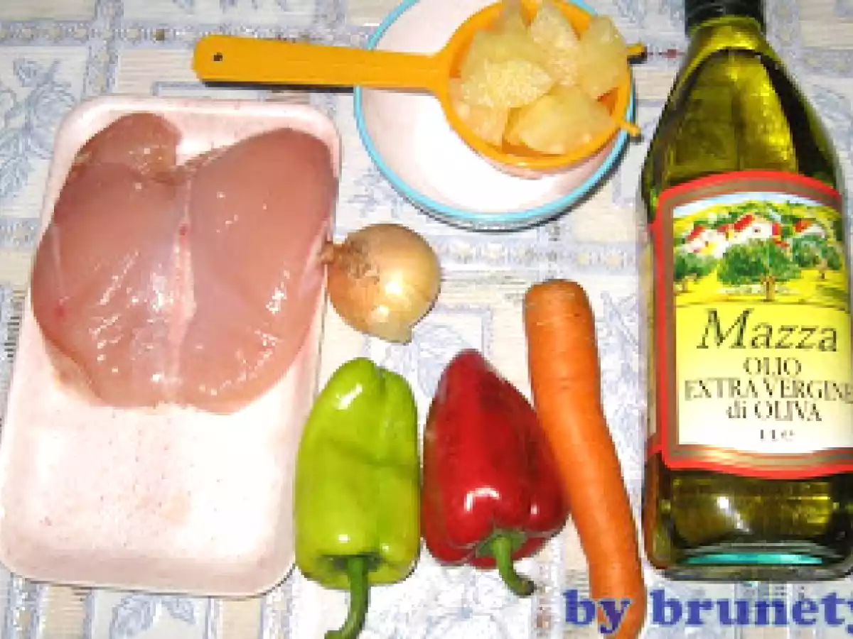 Pui cu ananas la tigaie - poza 2