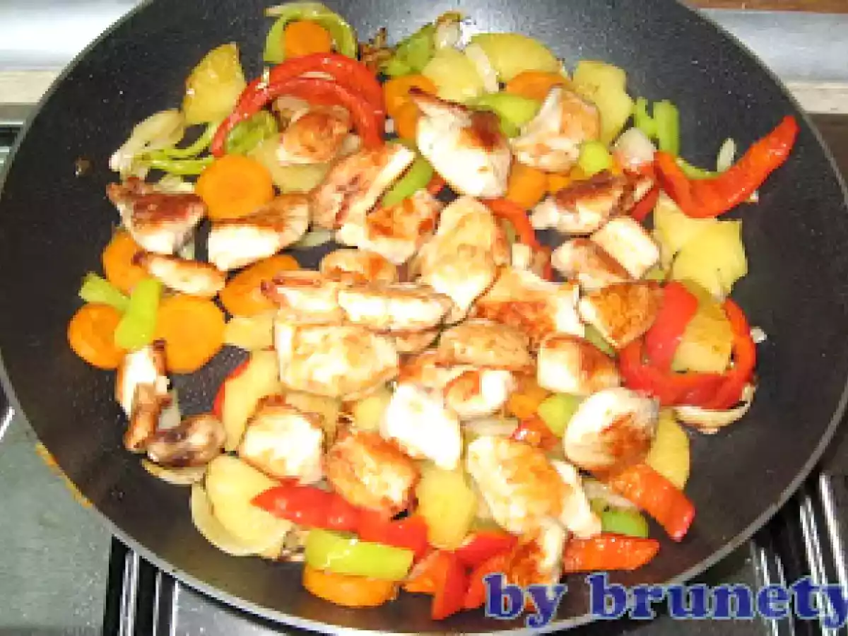 Pui cu ananas la tigaie - poza 8