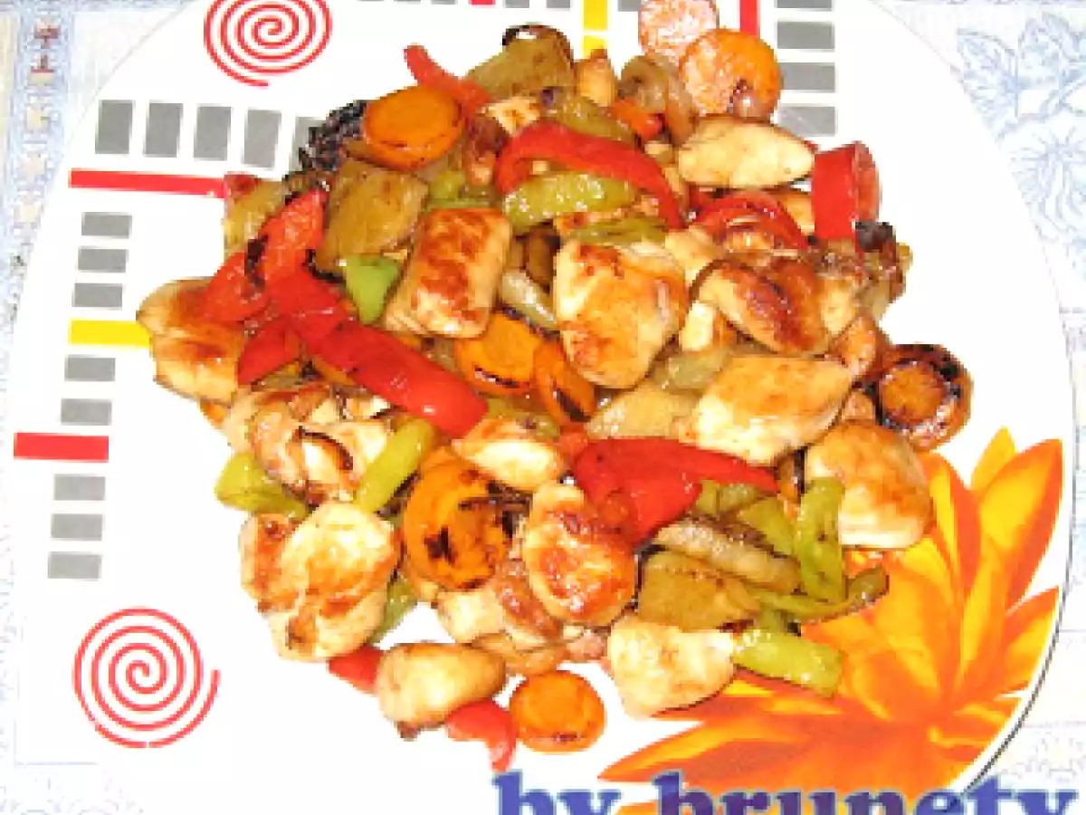 Pui cu ananas la tigaie - poza 9