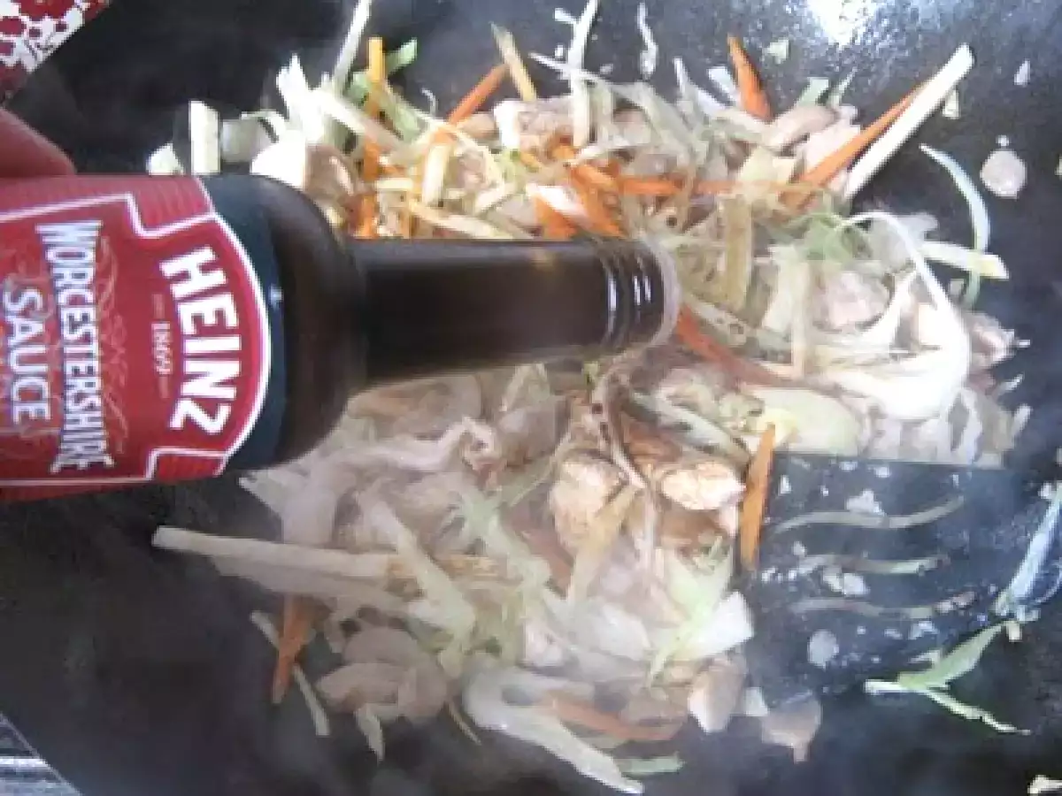 Pui cu avocado si lapte de cocos pe pat de cus cus - poza 5