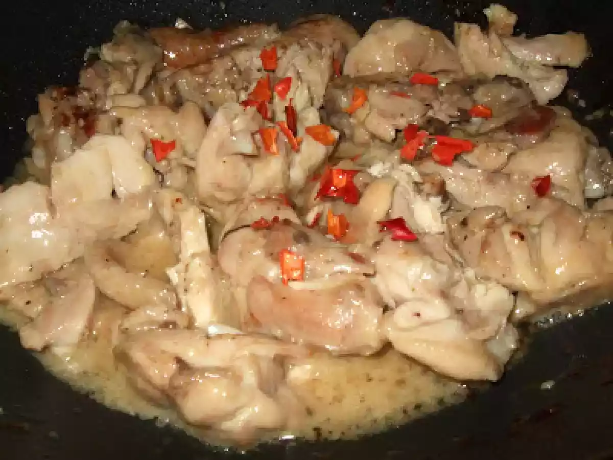 Pui cu banane si ananas