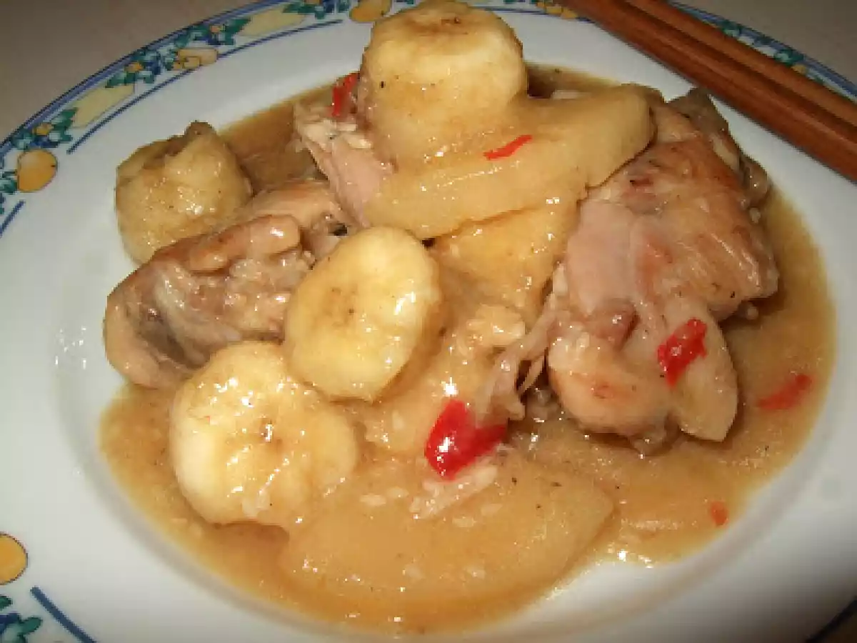 Pui cu banane si ananas - poza 2