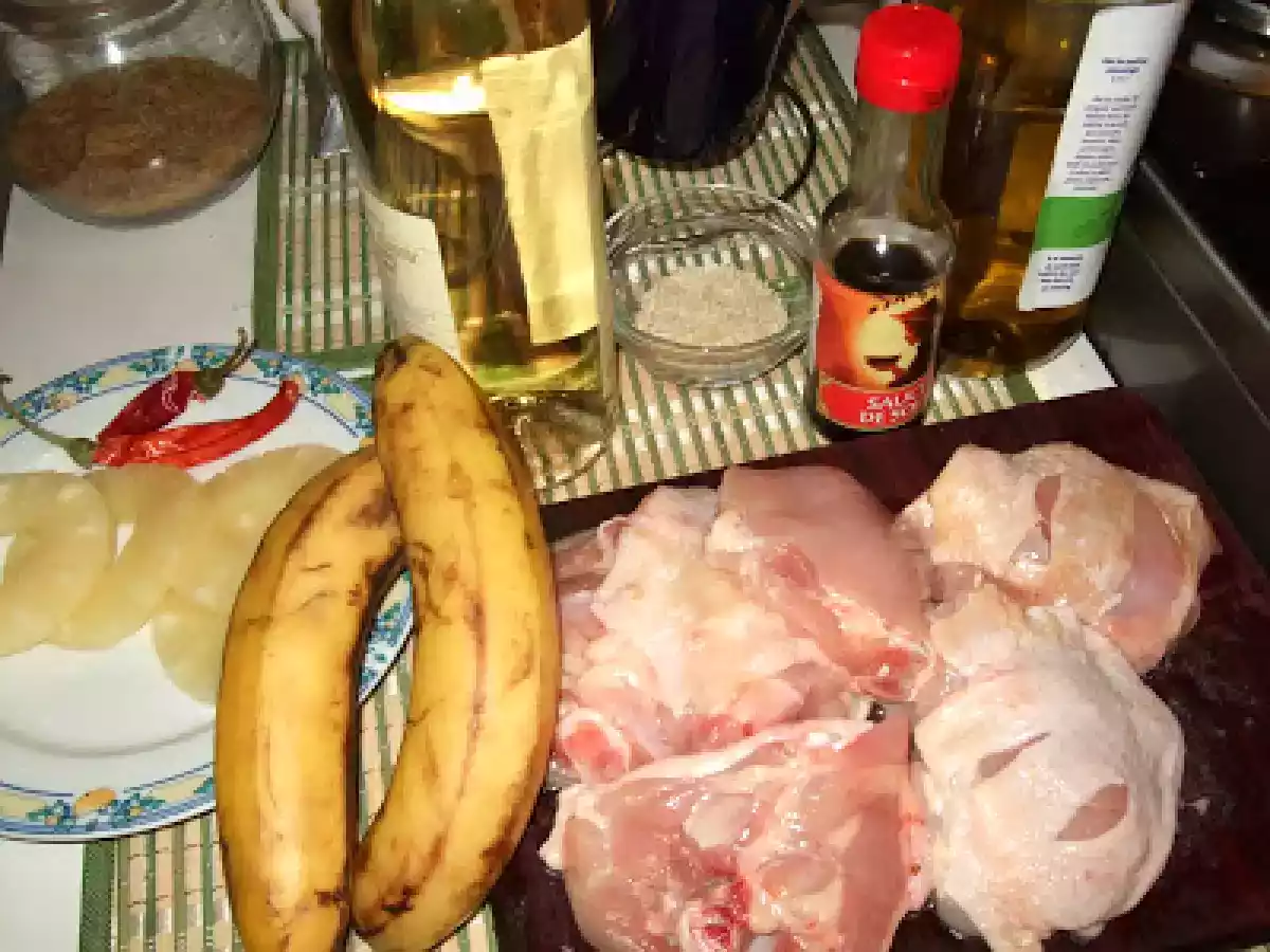 Pui cu banane si ananas - poza 7