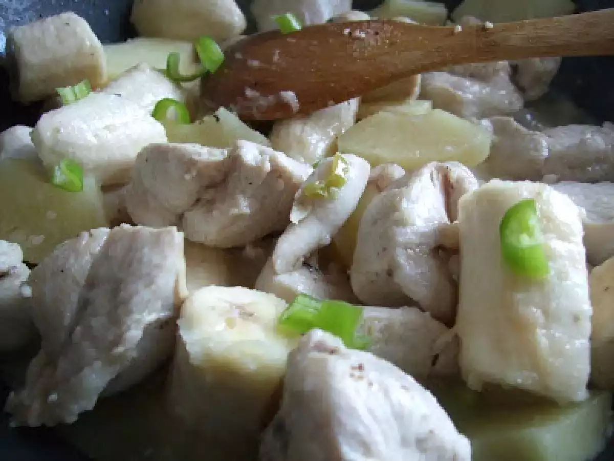 Pui cu banane si ananas - poza 3