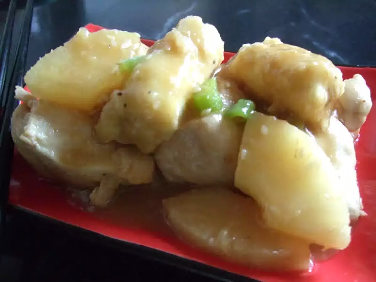 Pui cu banane si ananas - poza 5