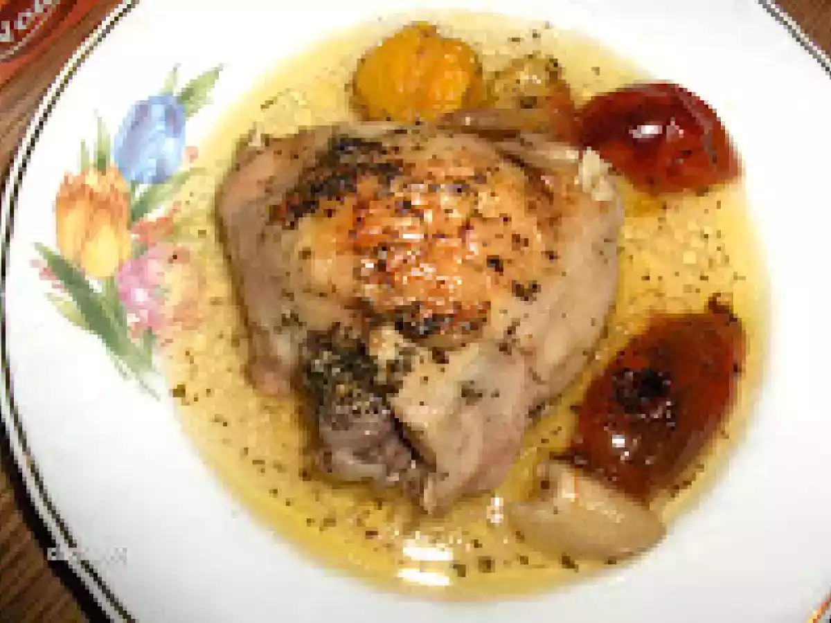 Pui cu busuioc si rosii chery - poza 2