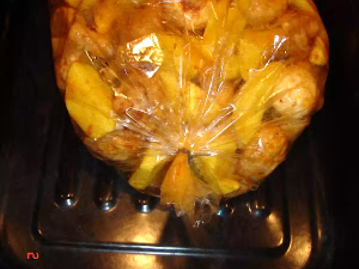 Pui cu carofi si ciuperci - poza 4