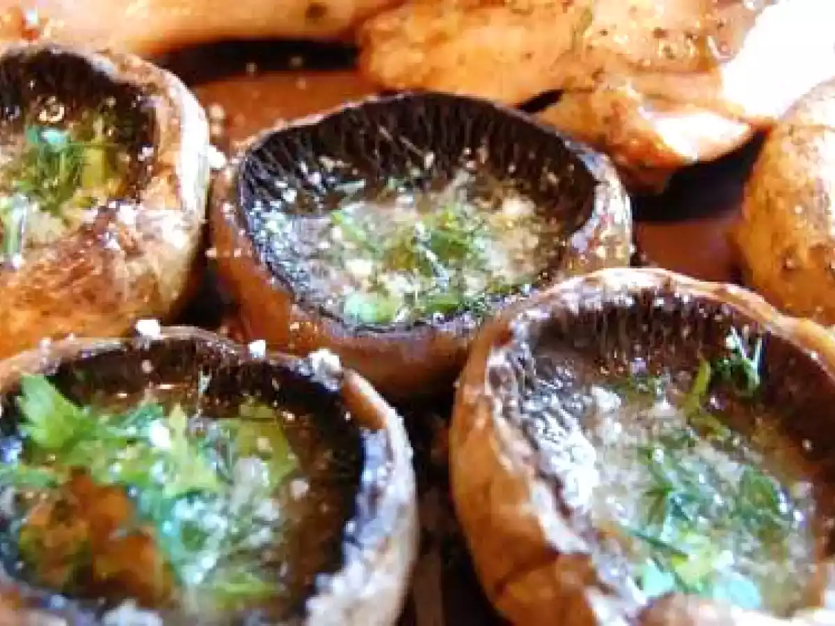 Pui cu ciuperci la cuptor