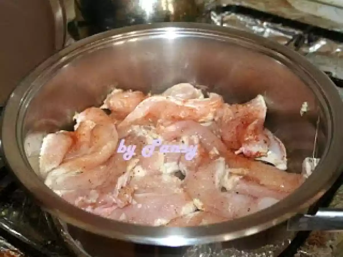 Pui cu ciuperci si sos de mustar - poza 2