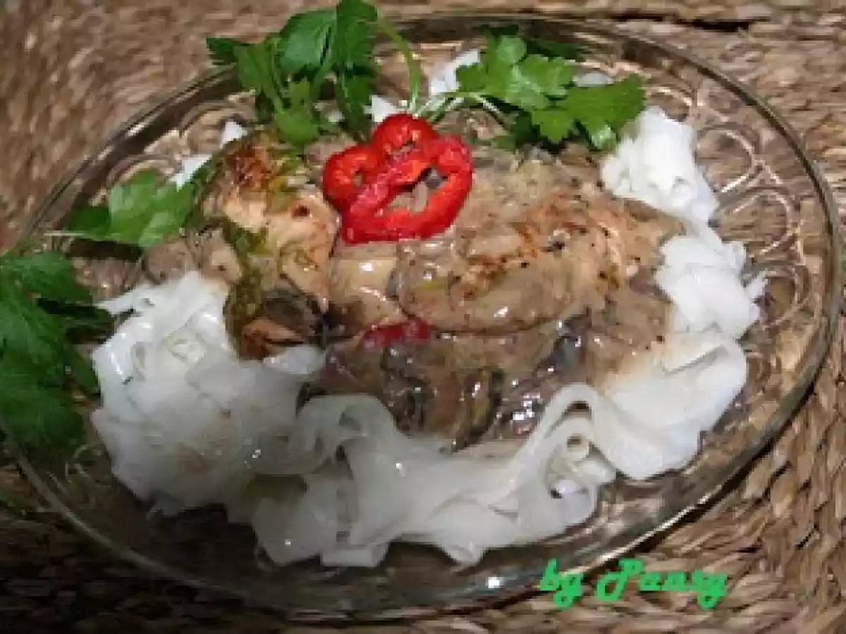 Pui cu ciuperci si sos de mustar - poza 7