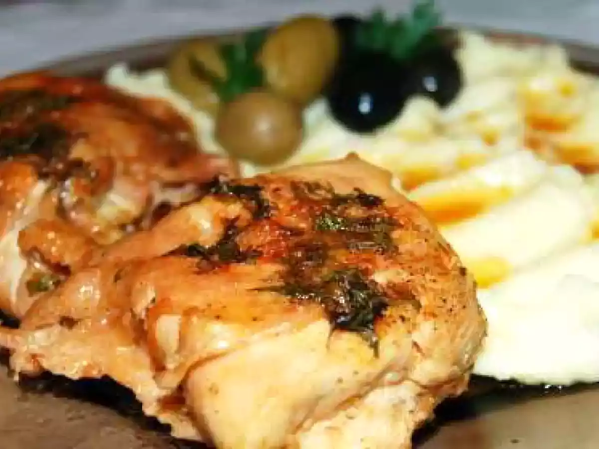 Pui cu ghimbir la cuptor