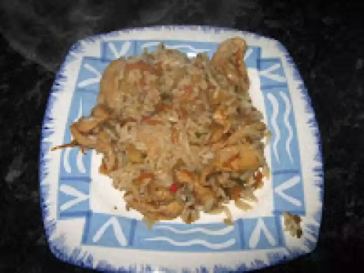 Pui cu ghimbir legume si orez - poza 9