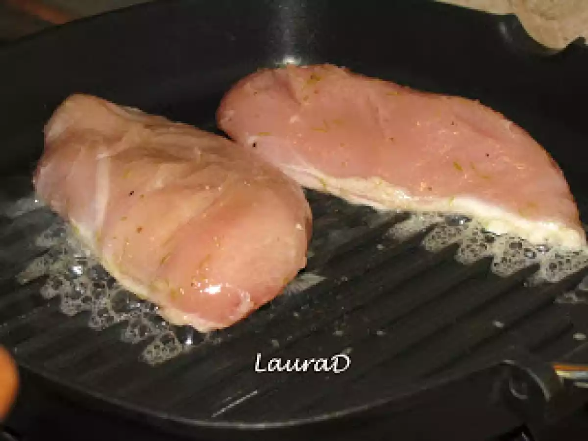 Pui cu ghimbir si piure de cartofi dulci - poza 3