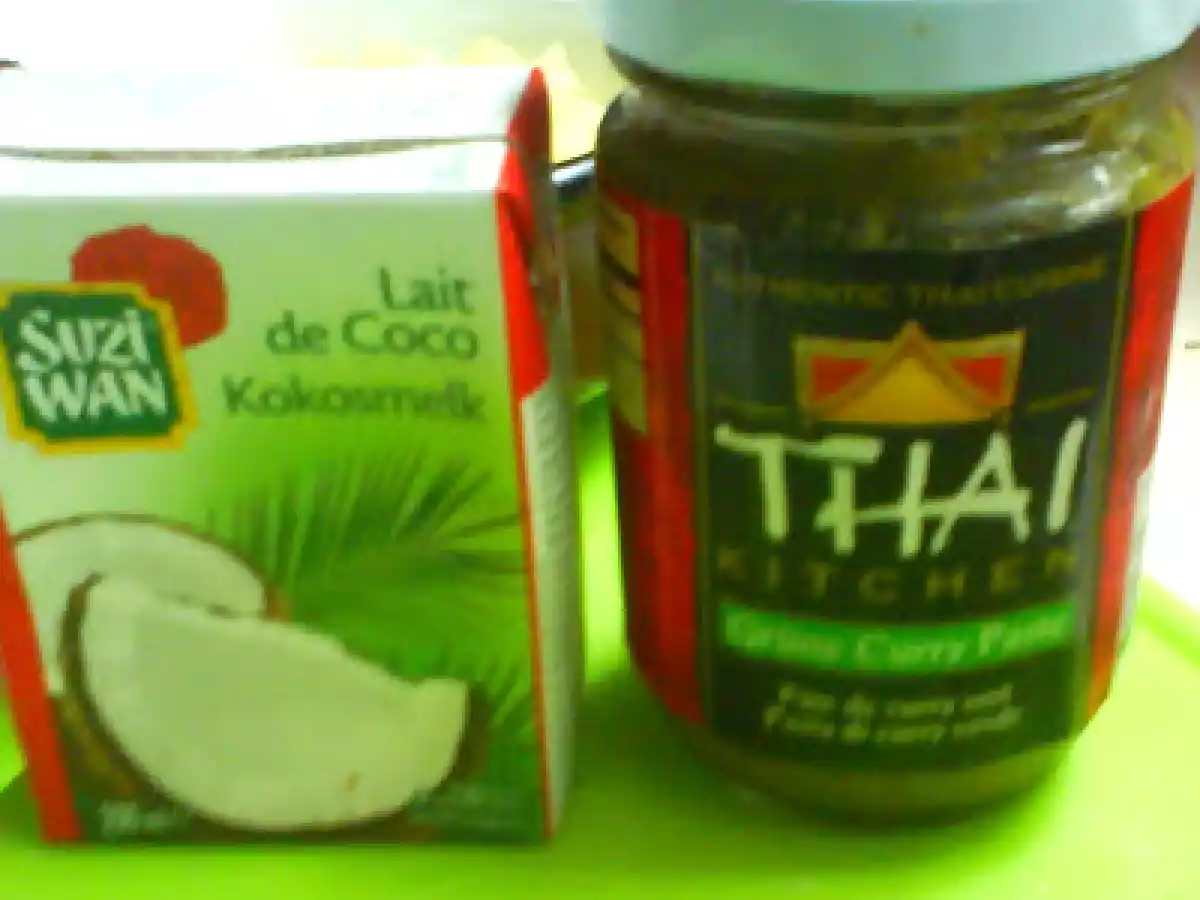 Pui cu legume, ananas si lapte de cocos (reteta chinezeasca) / Chicken with vegetables - poza 3