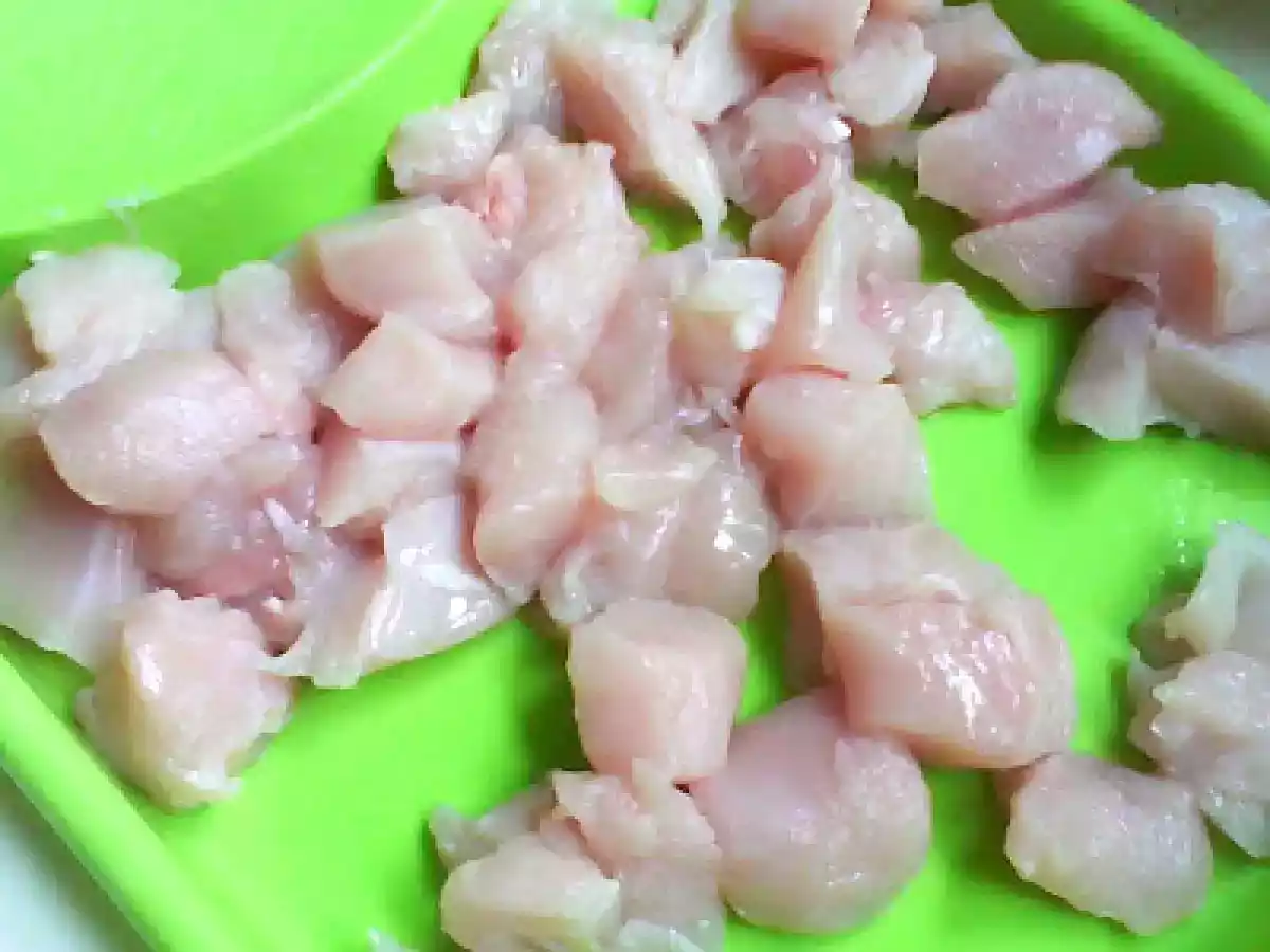 Pui cu legume, ananas si lapte de cocos (reteta chinezeasca) / Chicken with vegetables - poza 4