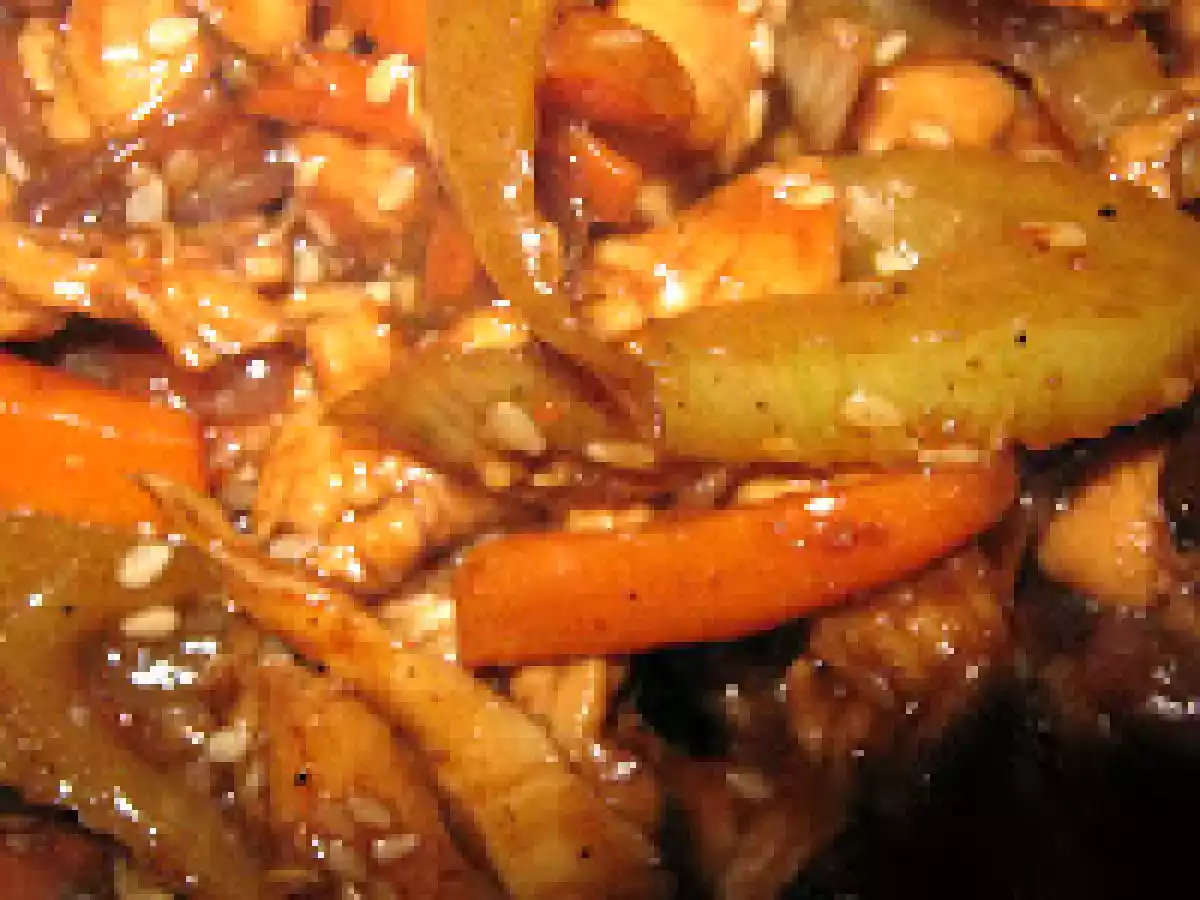 Pui cu legume si orez in stil chinezesc - poza 12