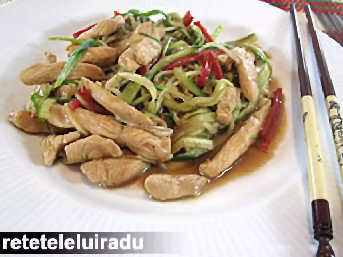 Pui cu muguri de fasole