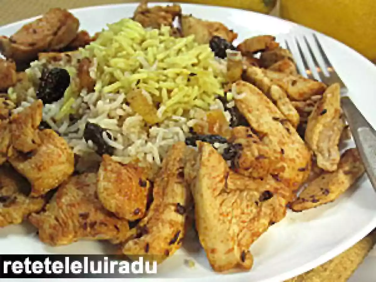 Pui cu orez dulce-acrisor