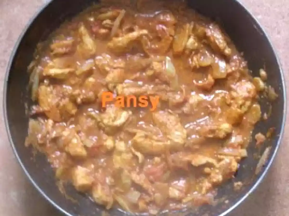 Pui cu pasta rosie de curry - poza 2