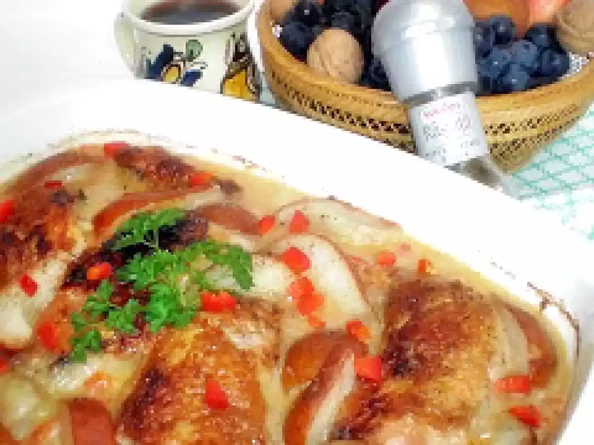 Pui cu pere si ghimbir