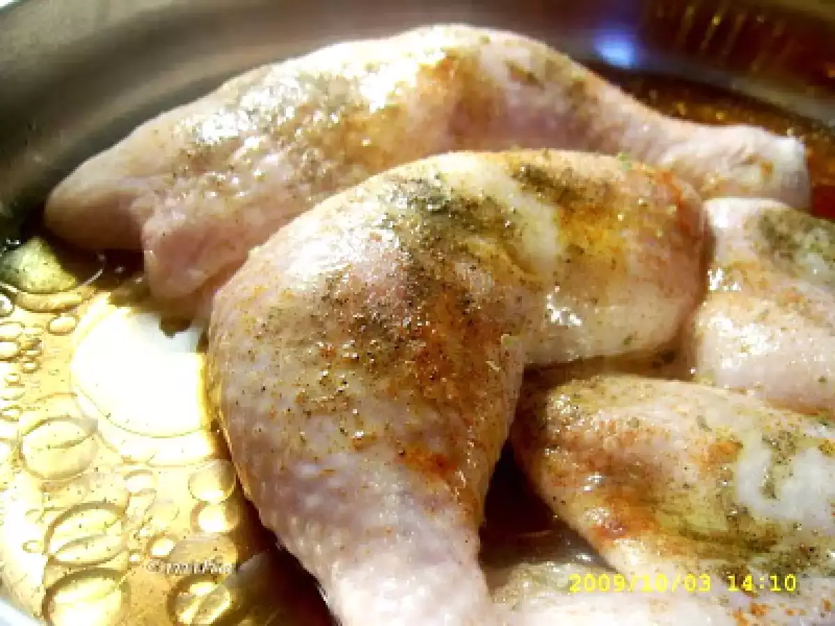 Pui cu sos de rosii si usturoi - poza 3