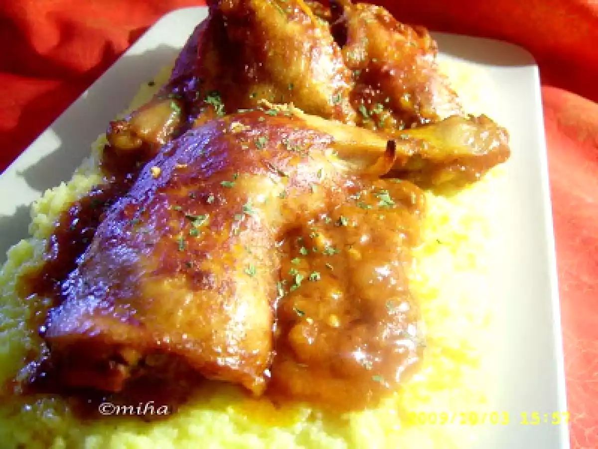 Pui cu sos de rosii si usturoi - poza 5