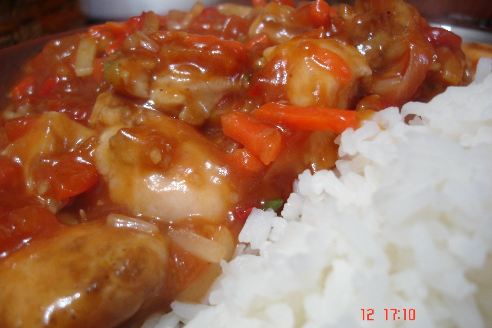 Pui cu sos dulce acrisor Rețetă Petitchef