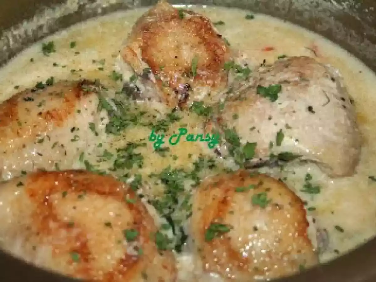 Pui cu sos gorgonzola - poza 2