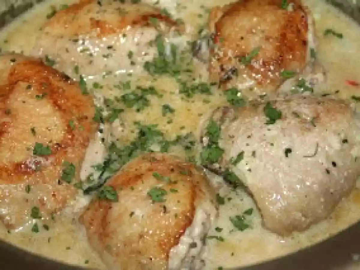 Pui cu sos gorgonzola - poza 3