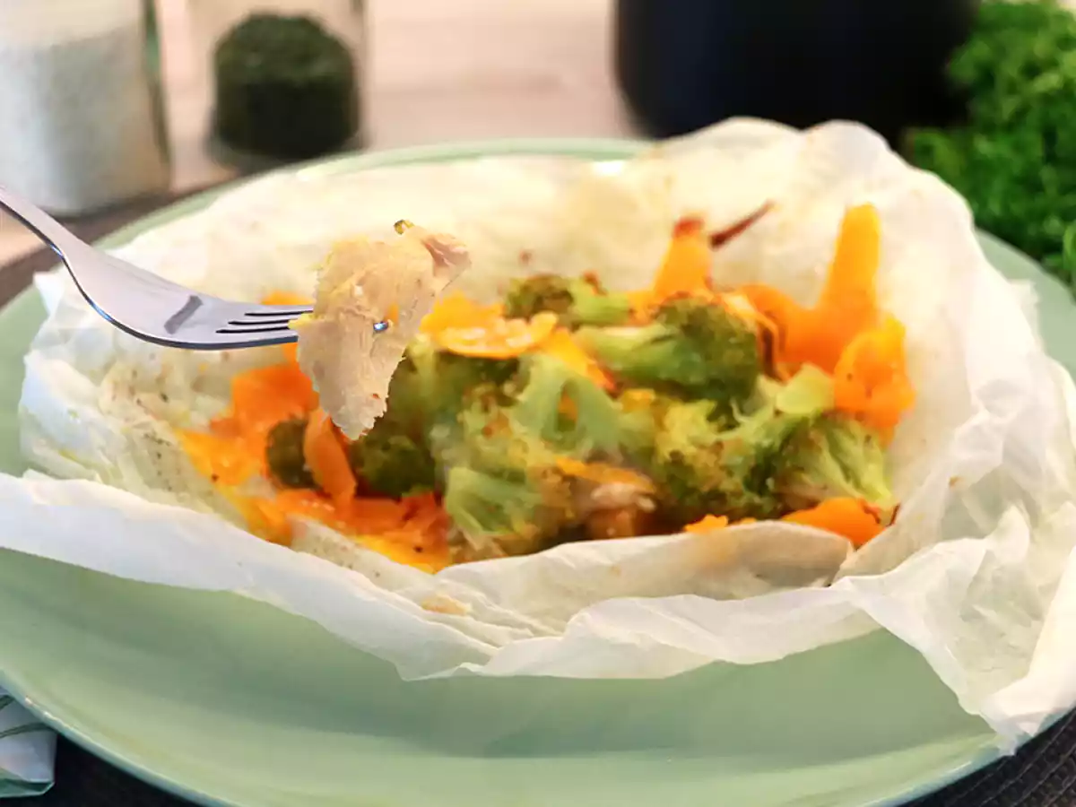 Pui en papillote - poza 2