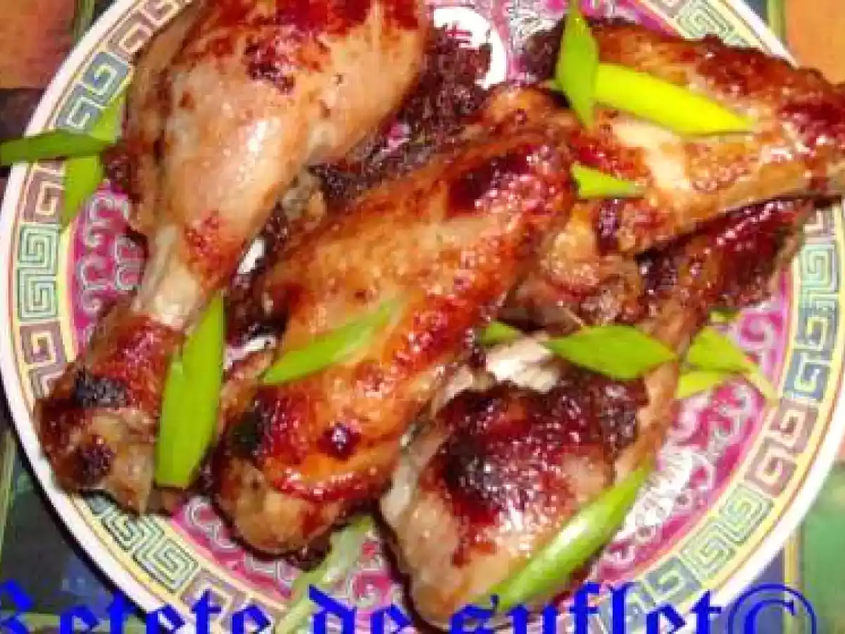 Pui glazurat cu miere