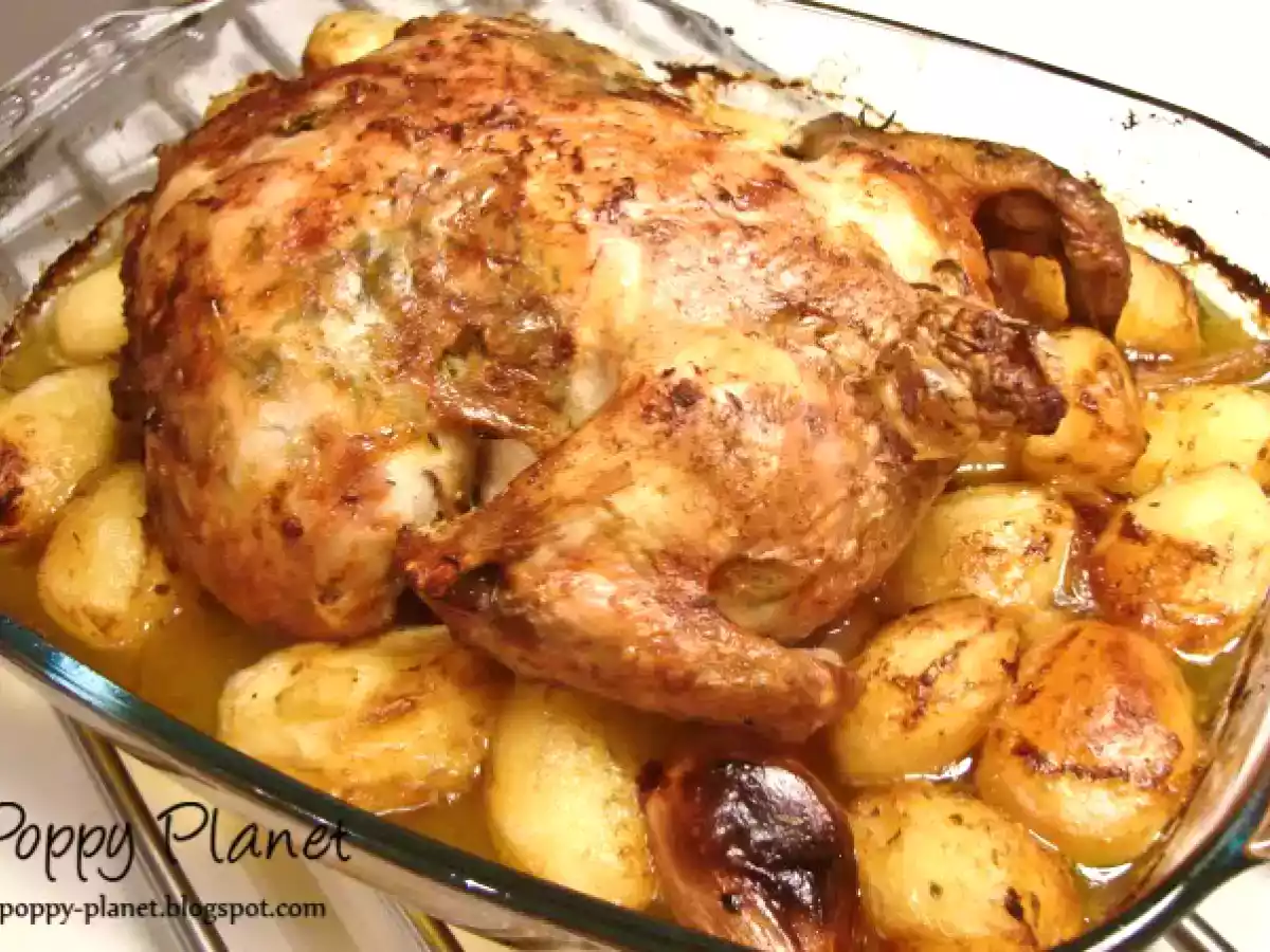 Pui la cuptor a la Jamie Oliver