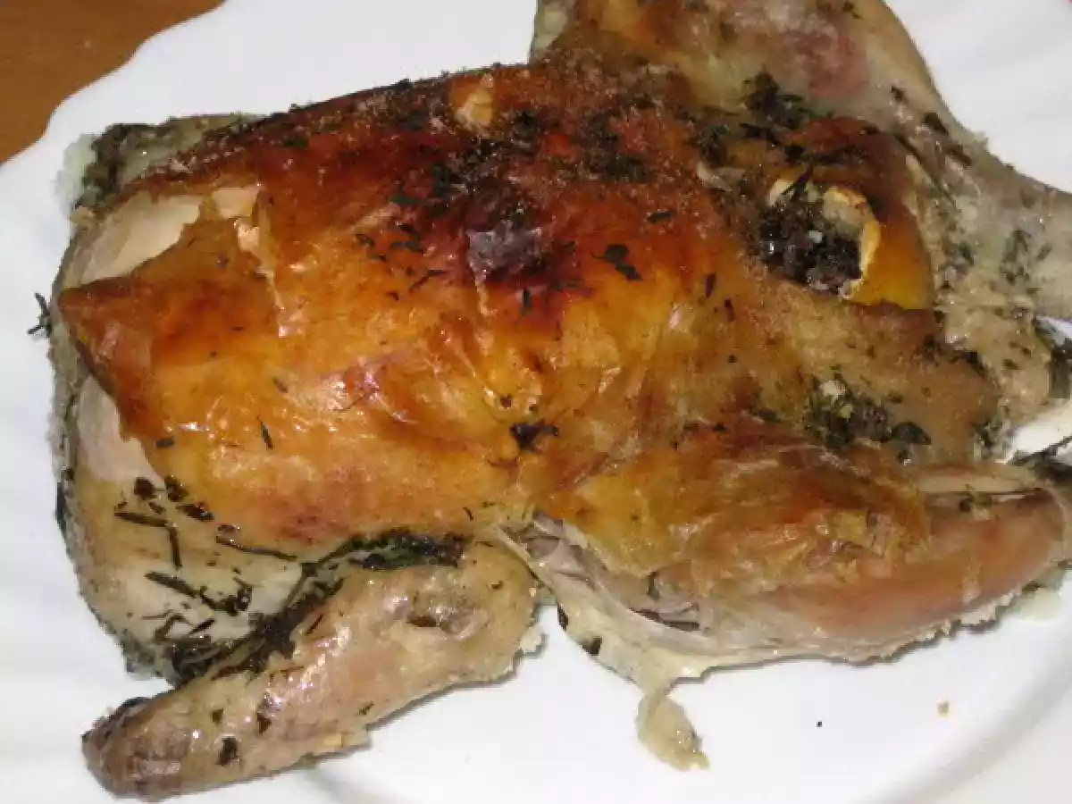 Pui la cuptor cu smantana