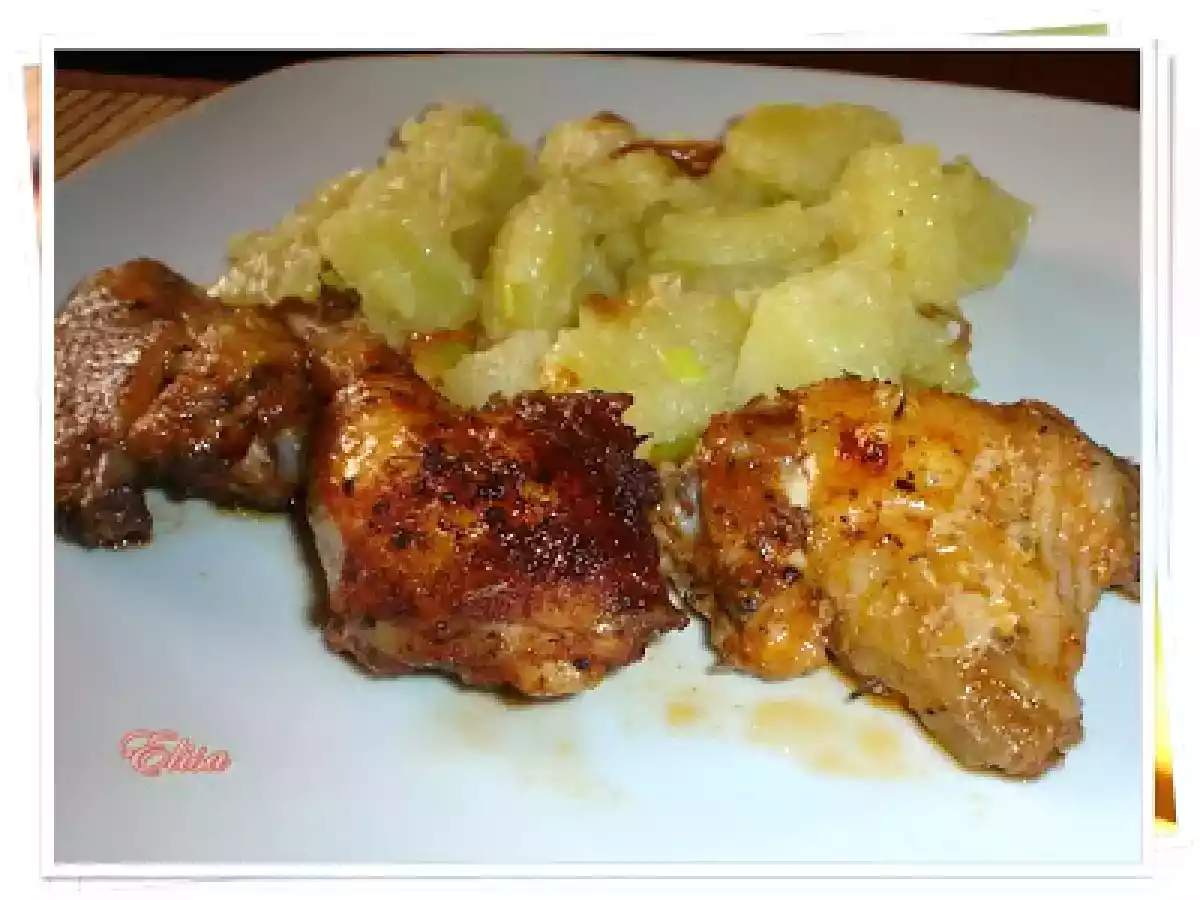 Pui la cuptor in punga - poza 8