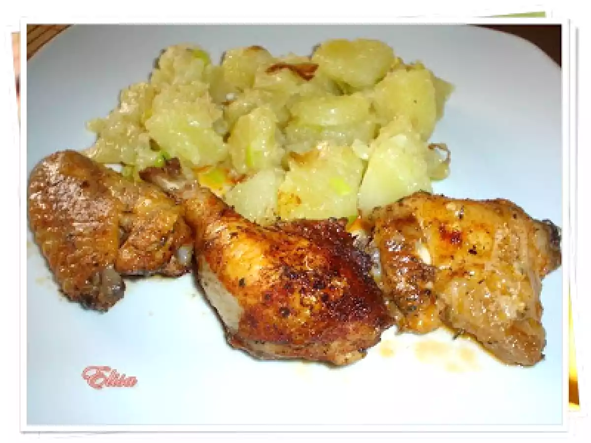 Pui la cuptor in punga - poza 9