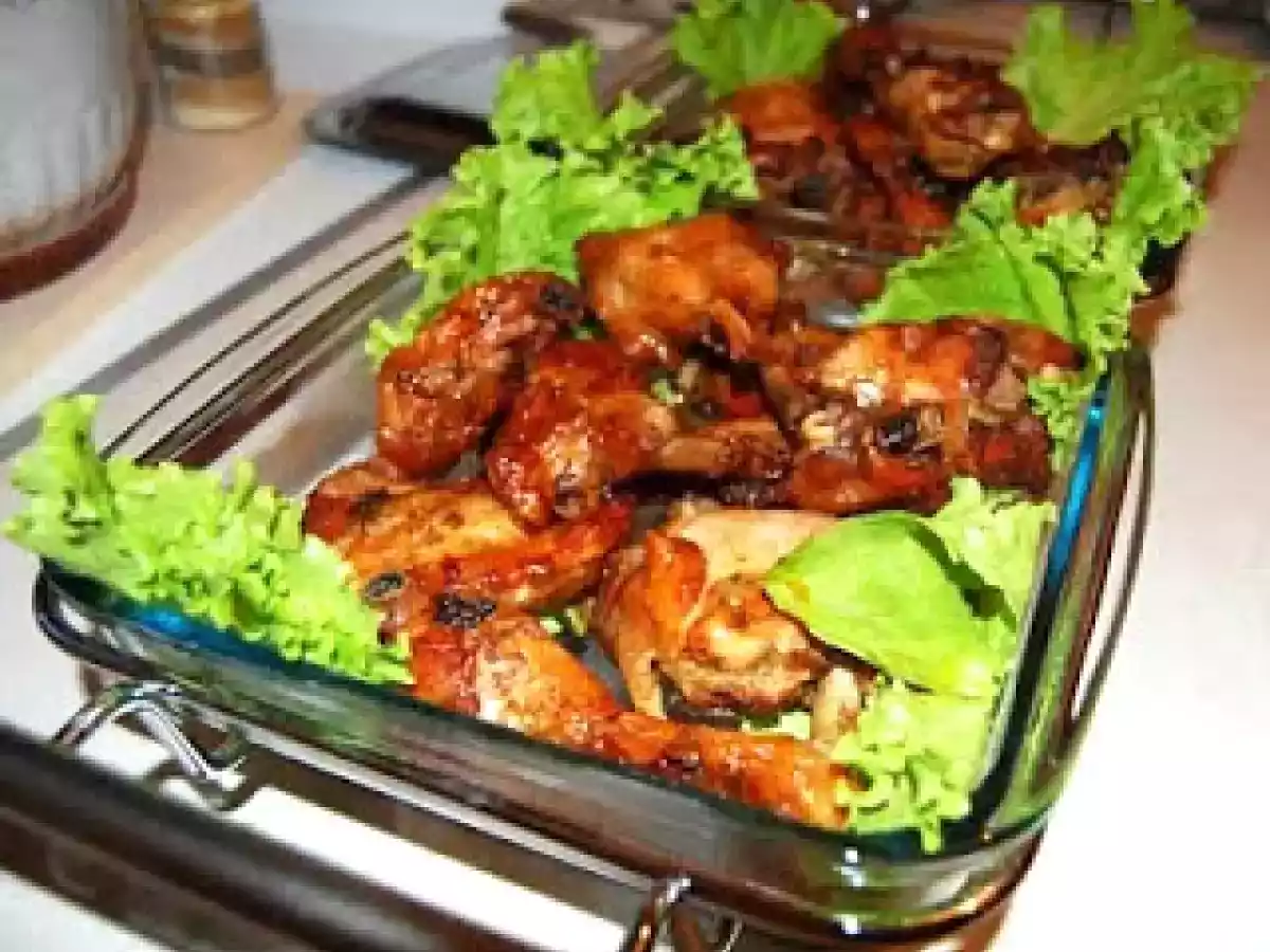 Pui marinat cu ghimbir