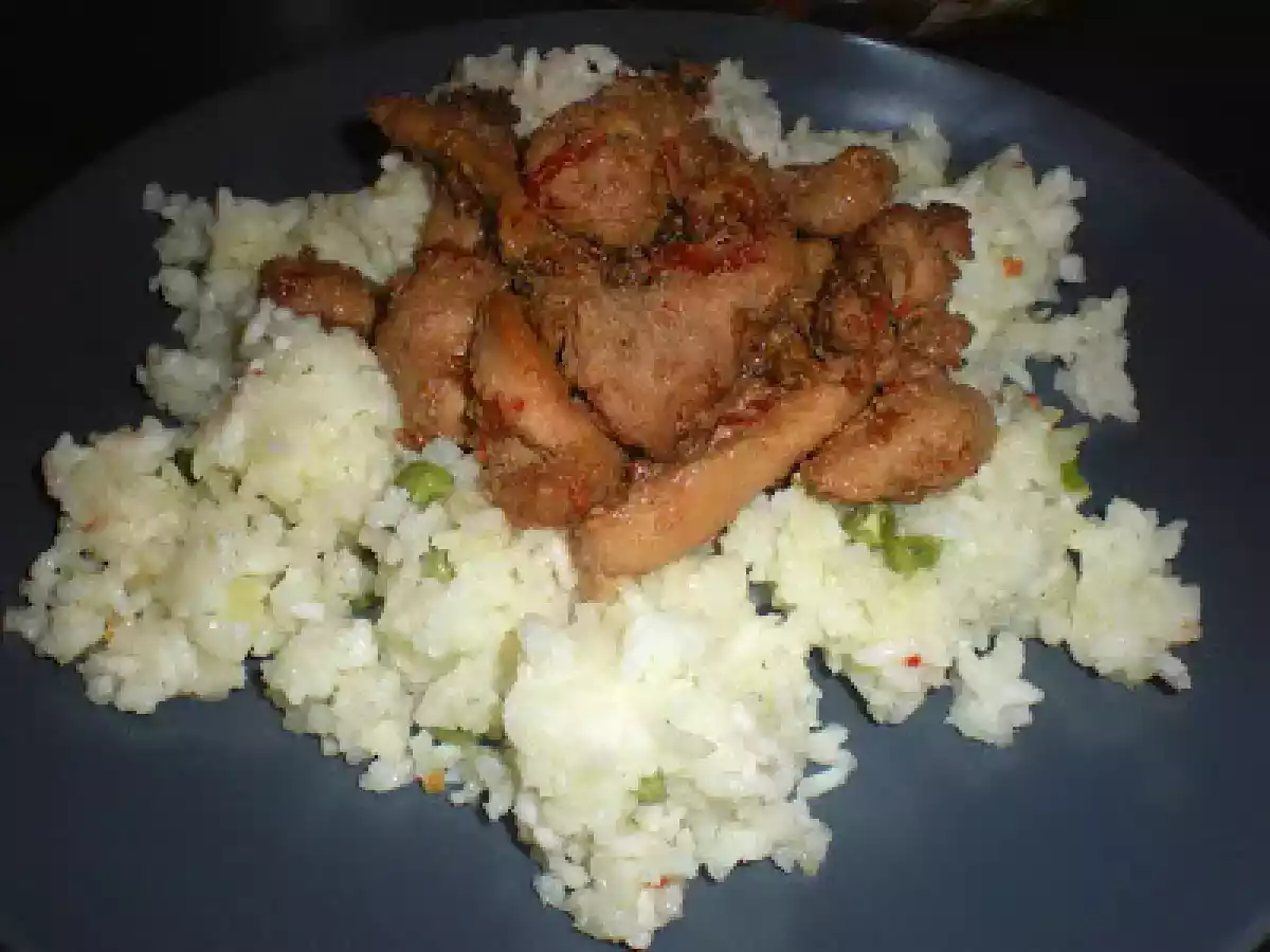 Pui marinat cu orez - poza 6