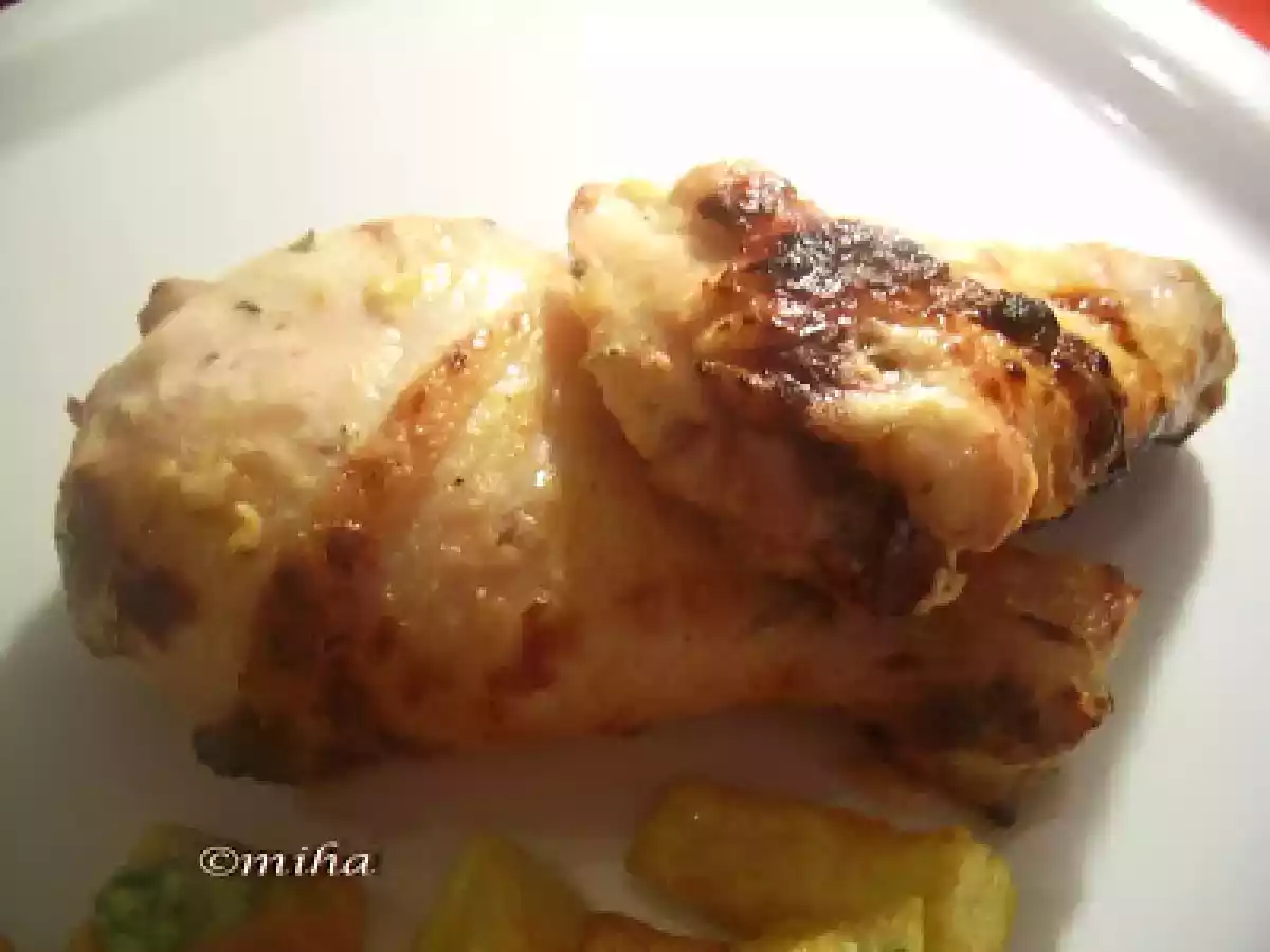 Pui marinat in iaurt