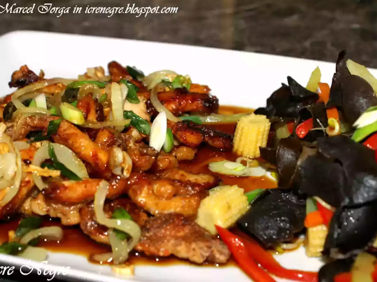 Pui Mongolez (cu garnitura chinezeasca de legume) - poza 4