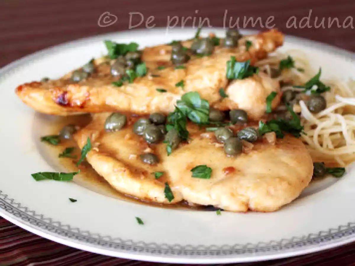 Pui Piccata/ Chicken Piccata - poza 3