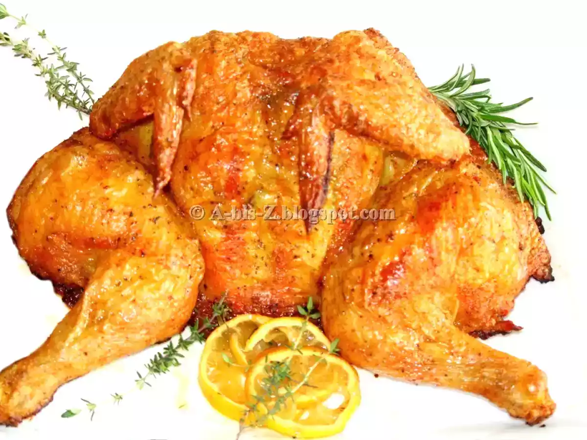 Pui si legume la cuptor